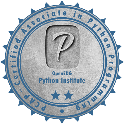 PCAP certification badge