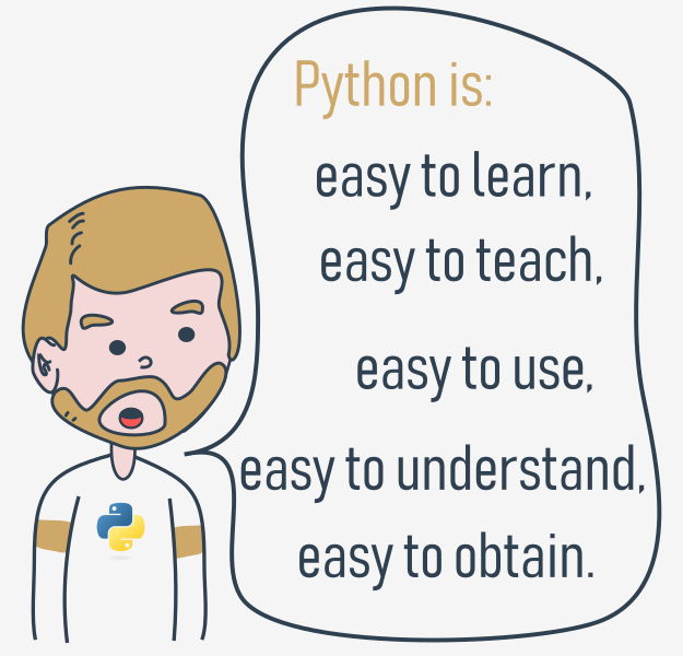 The advantages to using Python