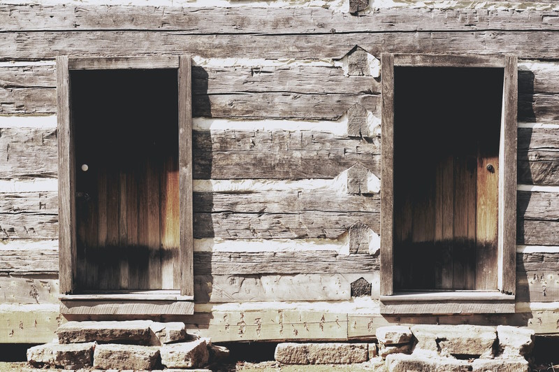 A picture with two doors